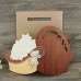 Wooden  Invitation Card With Hand Bag Wedding Invitation Card Customized